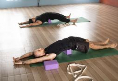 Aerial yoga teacher training in Goa India – Adiyogam