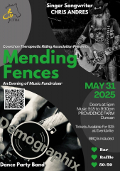 Cowichan Therapeutic Riding Association Mending Fences - An Evening of Food, Music and Dancing