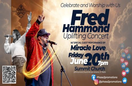 Fred Hammond in Concert! Come and experience a magical night filled with praise and worship..., San Antonio, Texas, United States