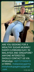 DO YOU NEED A HOOKUP WITH SUGAR MUMMY DADDY GAY AND LESBIAN IN MALAYSIA AND SINGAPORE? WHATSAPP+601121042672