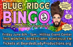 Blue Ridge Bingo "Over the Rainbow" Bingo Party Fundraiser for Asheville FM