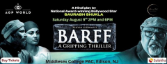 Bollywood Theatre Fest - Barff ( Saurabh Shukla) - HINDI 2PM