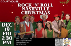 Rock 'n' Roll / Nashville Xmas - 9 piece band 12/19/25 FRI 7:30PM