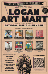 Logan Art Mart at Federales in Logan Square