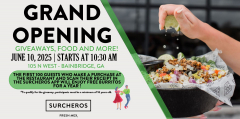 Join us for Surcheros’ Grand Opening Celebration in Bainbridge, GA!
