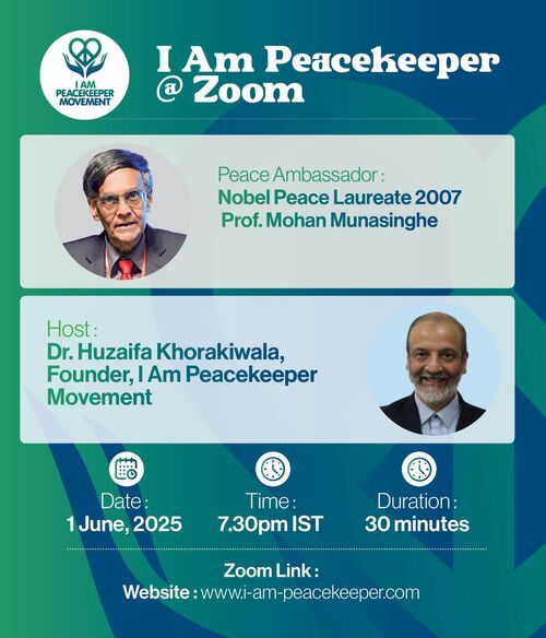 Leading the Global Movement for Peace-I Am Peacekeeper, Online Event