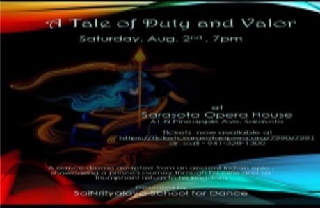A Tale of Duty and Valor, a traditional Indian dance-drama, Sarasota, Florida, United States