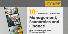 10th International Conference on Management, Economics and Finance (ICMEF)