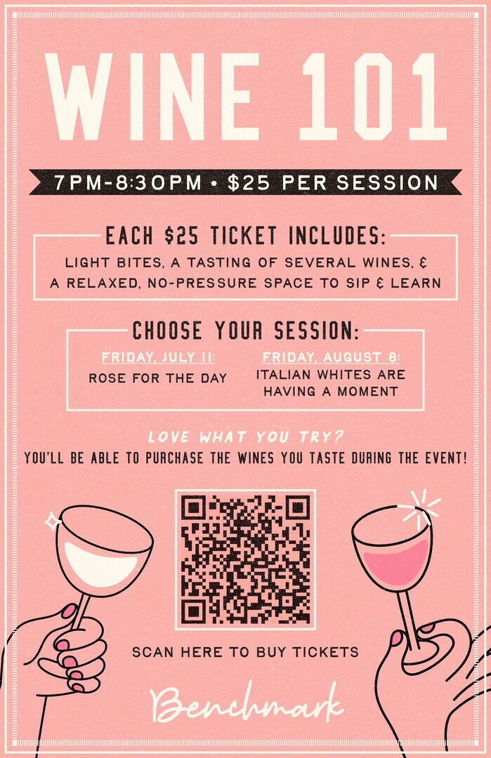 Wine 101 at Benchmark in Old Town Chicago, Chicago, Illinois, United States