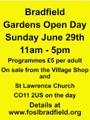 Bradfield Gardens Open Day