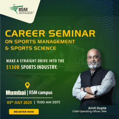 Seminar on Career Guidance in Sports Management & Sports Science at IISM!