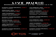 June Live Music Line-Up at Otto's Full Service
