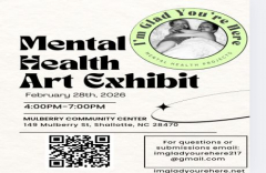 I'm Glad You're Here: A Mental Health Art Exhibit