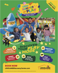 LEGO® Summer of Play Event at LEGOLAND Discovery Center New Jersey