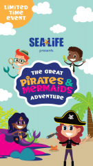 The Great Pirates and Mermaids Adventure at SEA LIFE Charlotte
