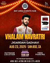 Vhalam Navratri with Jigardan Gadhavi - Garba & Dandiya Event 2025