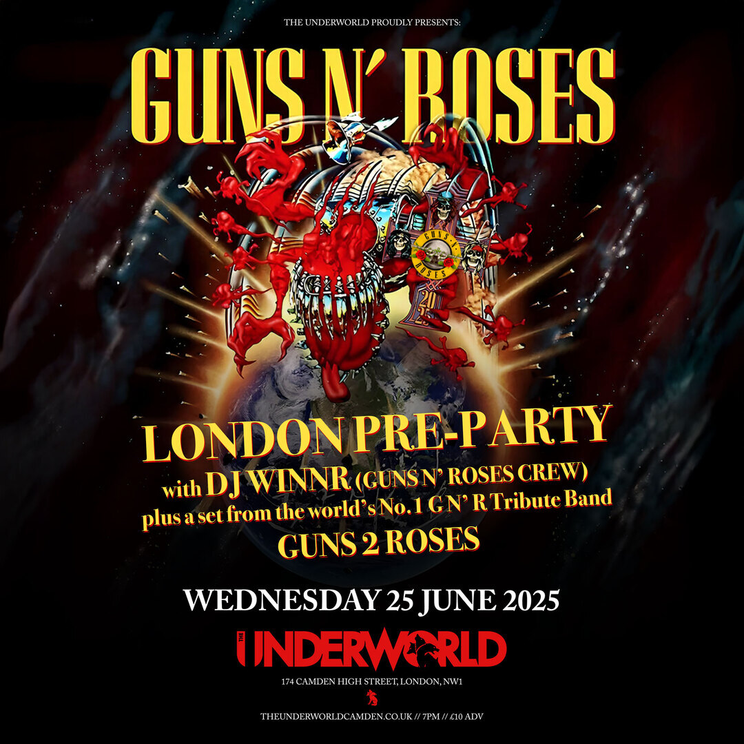 GUNS N' ROSES LONDON PRE-PARTY at The Underworld - London, London, England, United Kingdom
