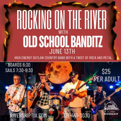 Rocking on the River with St Johns Rivership Co: Old School Banditz in Sanford, Florida