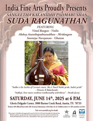 Padmabhushan SUDHA RAGUNATHAN Concert