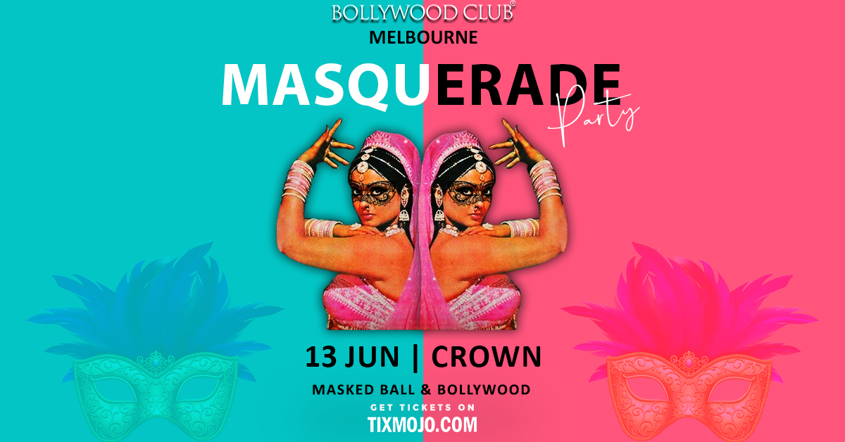 Bollywood Club Presents MASQUERADE at Crown, Melbourne, Southbank, Victoria, Australia