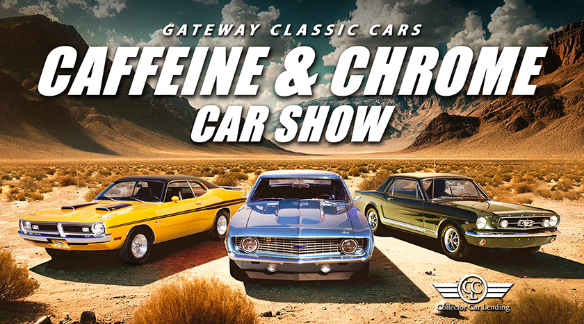 Caffeine and Chrome – Classic Cars and Coffee at Gateway Classic Cars of Detroit, Dearborn, Michigan, United States
