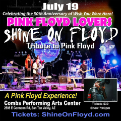 Shine On Floyd pays tribute to Pink Floyd at Combs Performing Arts Center July 19