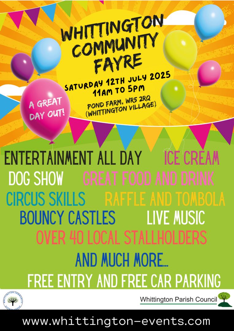 Whittington Summer Fayre, Worcester, England, United Kingdom