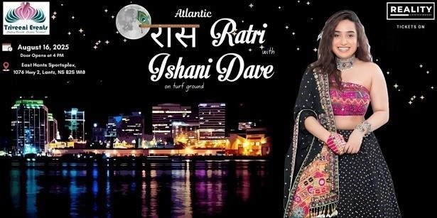 Atlantic Raas-Ratri with Ishani Dave, Lantz, Nova Scotia, Canada