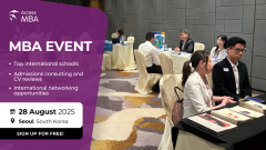 HEAD TO YOUR NEW LIFE WITH A TOP MBA – SEOUL, AUGUST 28