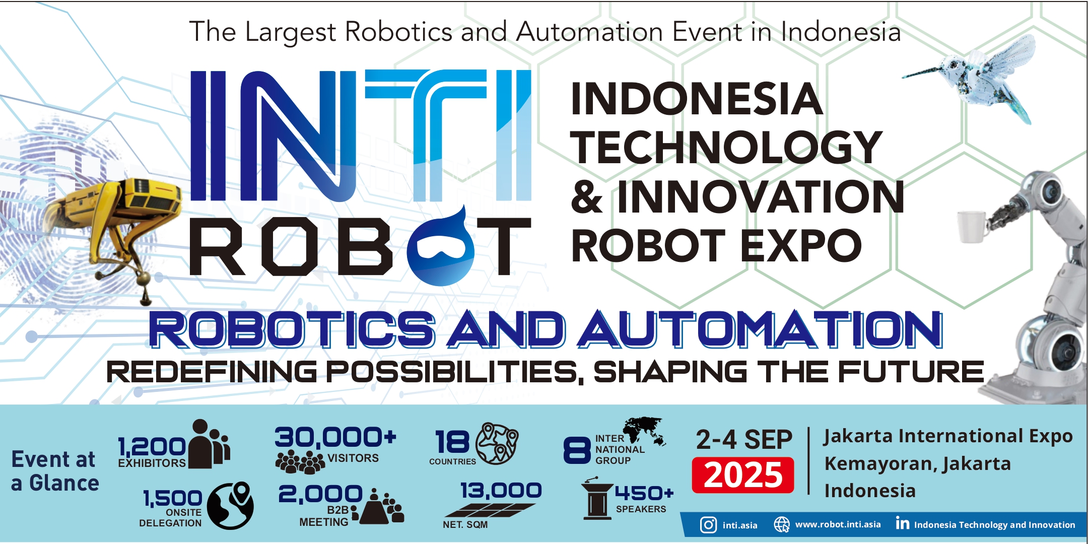 Indonesia Technology and Innovation Robot Expo, Central Jakarta, Jakarta, Indonesia