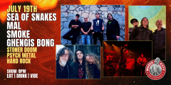Sea of Snakes, Mal, Smoke, Ghengis Bong - Live at Music City SF - Hard Rock