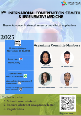 2nd International Conference on StemCell and Regenerative Medicine