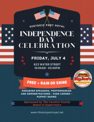 Independence Day Celebration in Historic Port Royal, Virginia