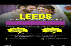 Muslim Marriage Events Leeds - 2 Age Groups