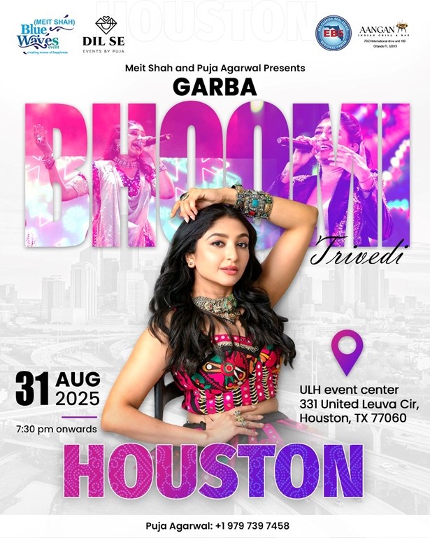 Bhoomi Trivedi - Queen of Garba Live In Houston, Houston, Texas, United States