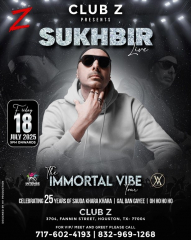 SukhbirLive In Houston Immortal VibeTour
