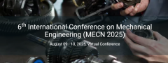 6th International Conference on Mechanical Engineering (MECN 2025)