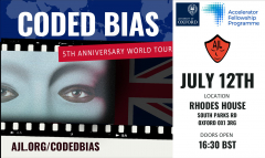 Coded Bias: Public Film Screening, Saturday 12 July, 4.30pm, Rhodes House