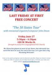 LAST FRIDAY AT FIRST FREE CONCERT