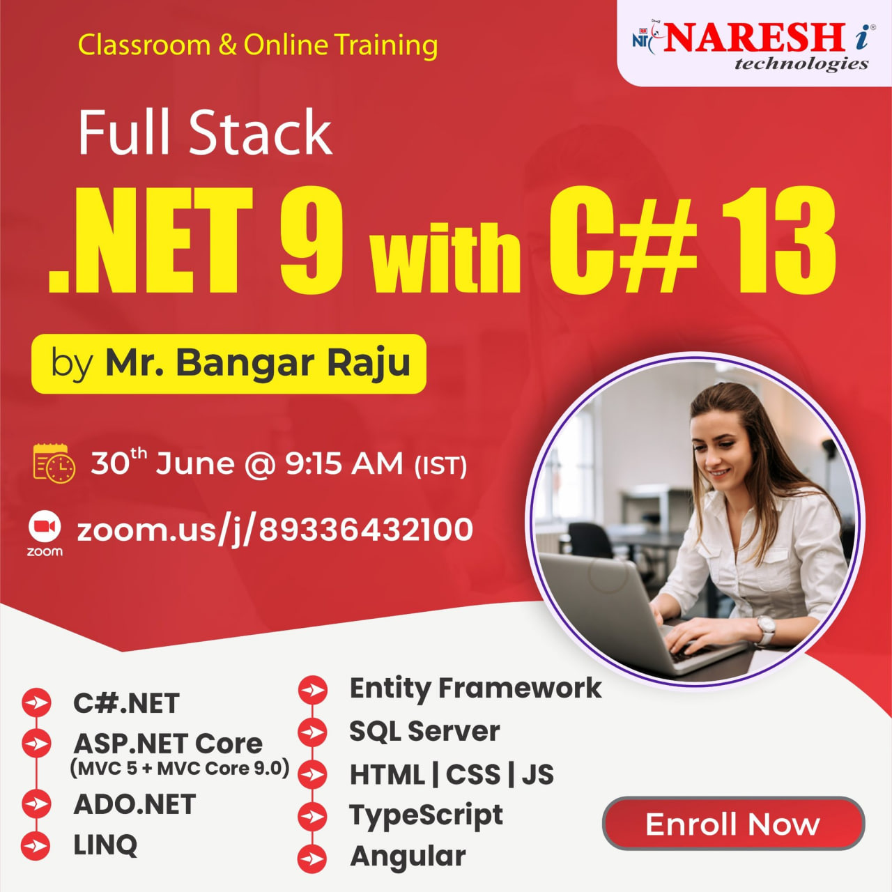 Become a Full Stack .NET Developer – New Batch Starting Soon!, Online Event