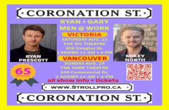 Coronation St. Ryan and Gary LIVE