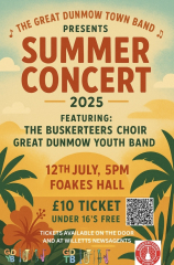 Great Dunmow Town Band Summer Concert