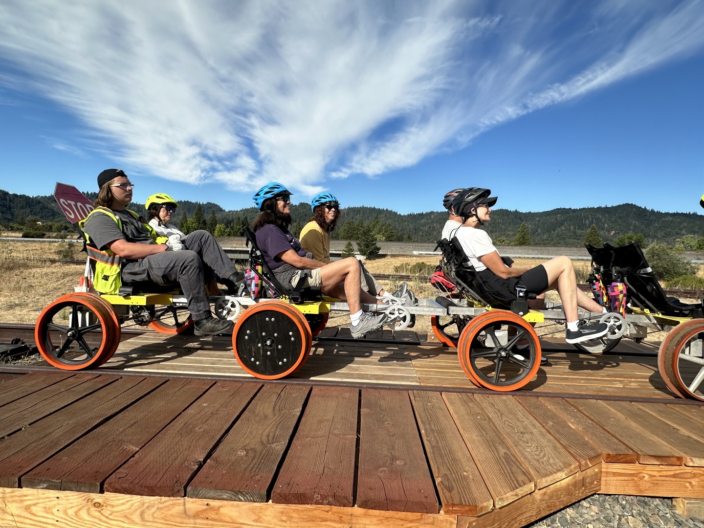 Enjoy the 4th of July weekend on the Russian River Railbikes!, Cloverdale, California, United States