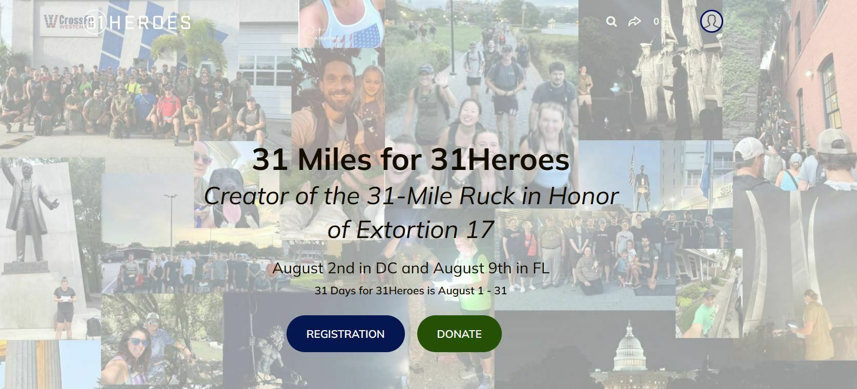 31 Miles for 31Heroes - Ruck in memory of Extortion 17, Washington,Washington, D.C,United States