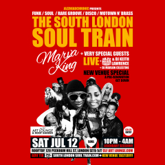 The South London Soul Train with Marva King + Very Special Guests (Live) - New CLF Venue Special