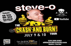 The Crash And Burn Tour With Comedian Steve-O Live In Naples, Florida!