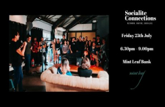 Connecting Film, TV, Music, Media Networking at Mint Leaf Lounge Bank