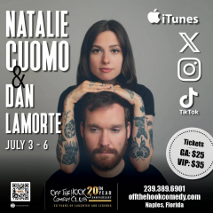 Comedians Natalie Cuomo and Dan LaMorte Live In Naples, Florida!