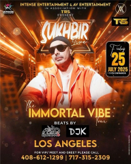 Sukhbir Live In Los Angeles Immortal Vibe Tour 2025