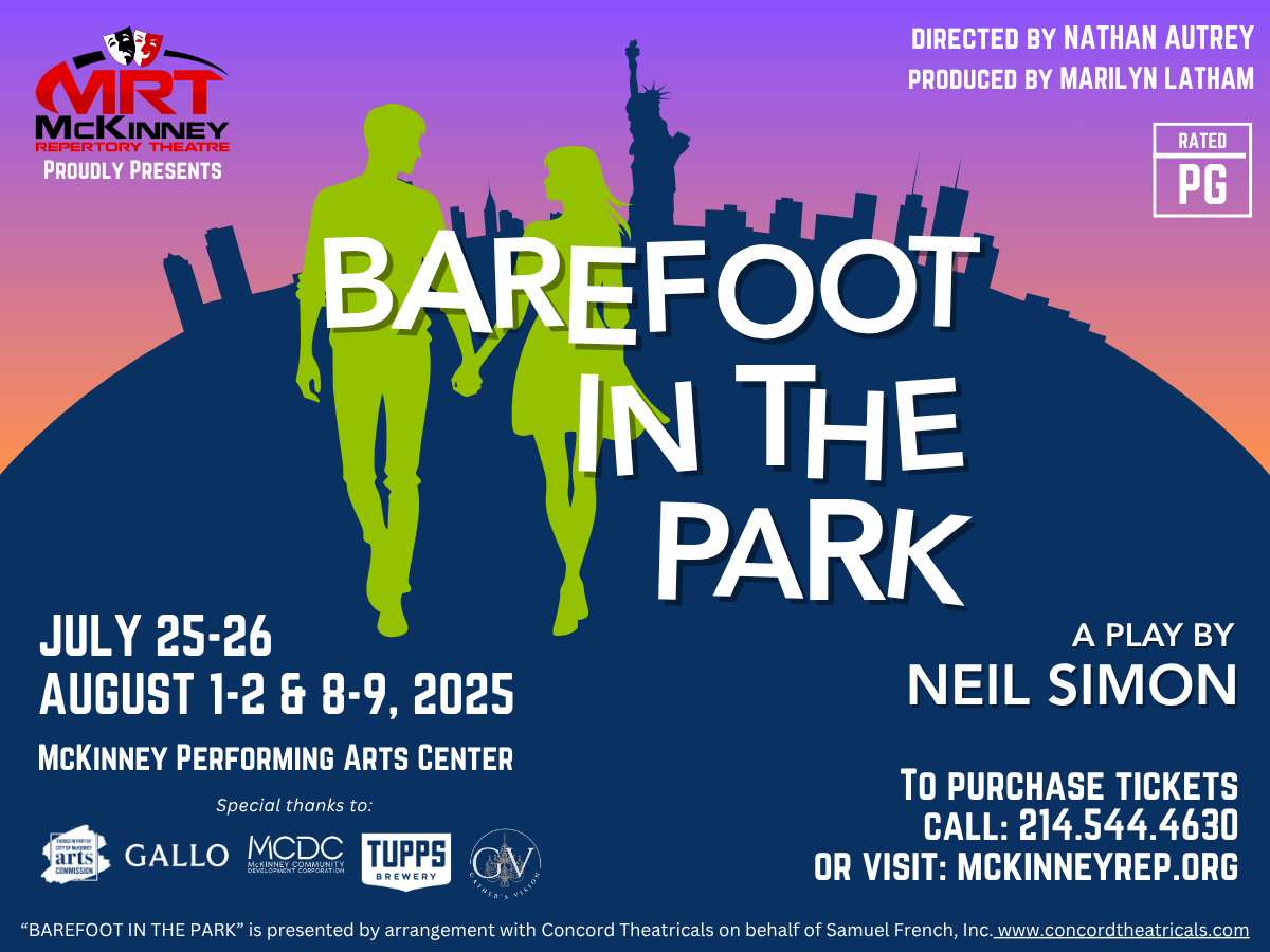 MRT presents "Barefoot in the Park", McKinney, Texas, United States